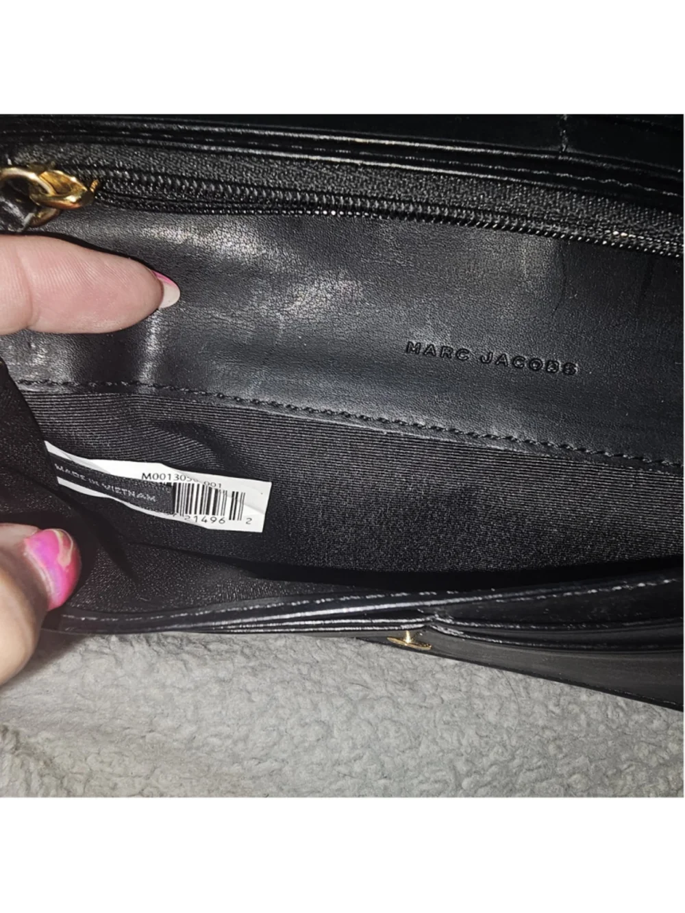 Women's Marc Jacobs Black Leather Wallet